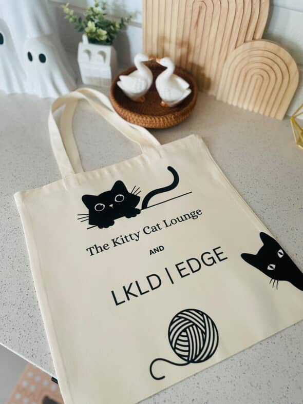 Kitty Cat Lounge Tote Bag